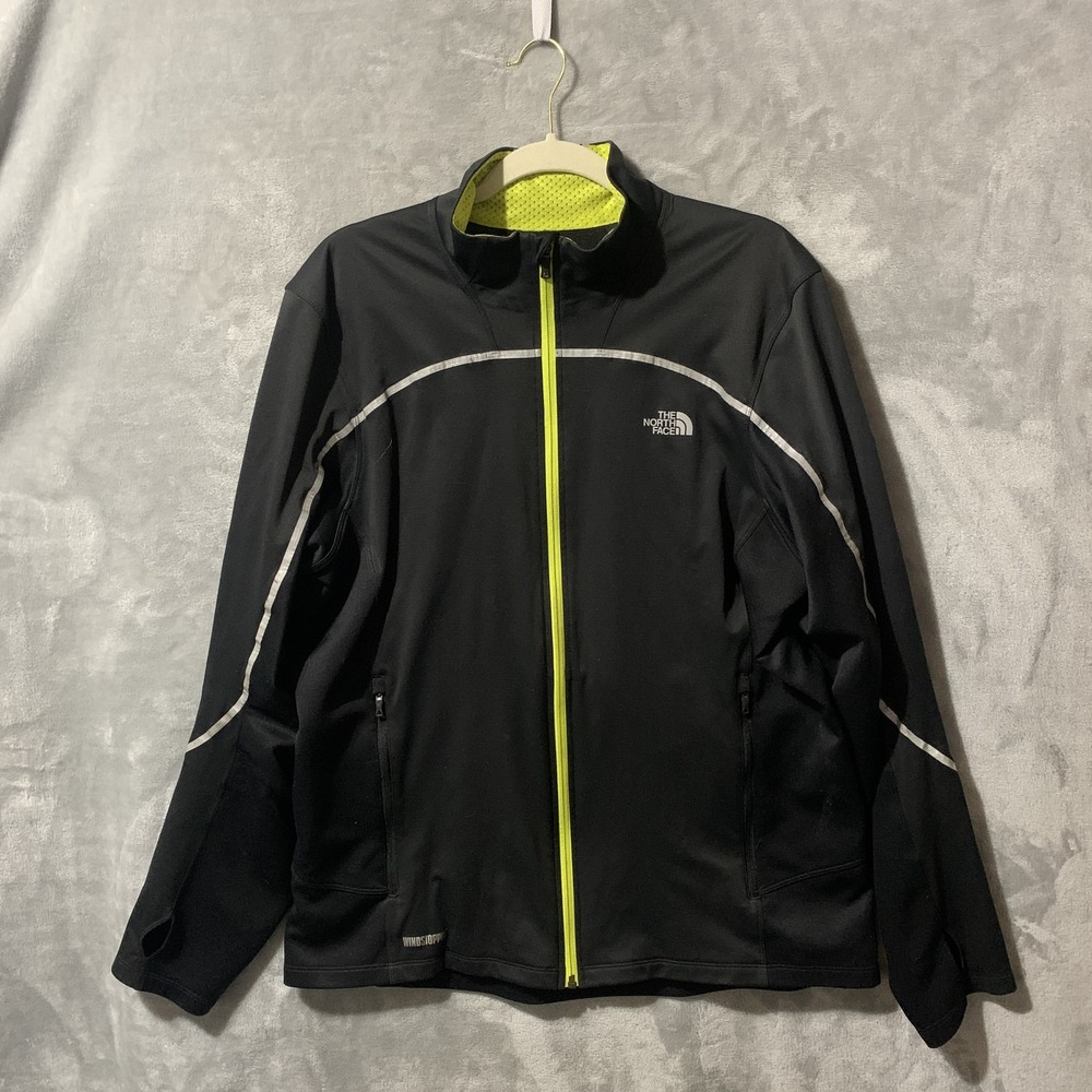 The‎ North Face Flight Series Windstopper Activewear Jacket Men's Black Yellow